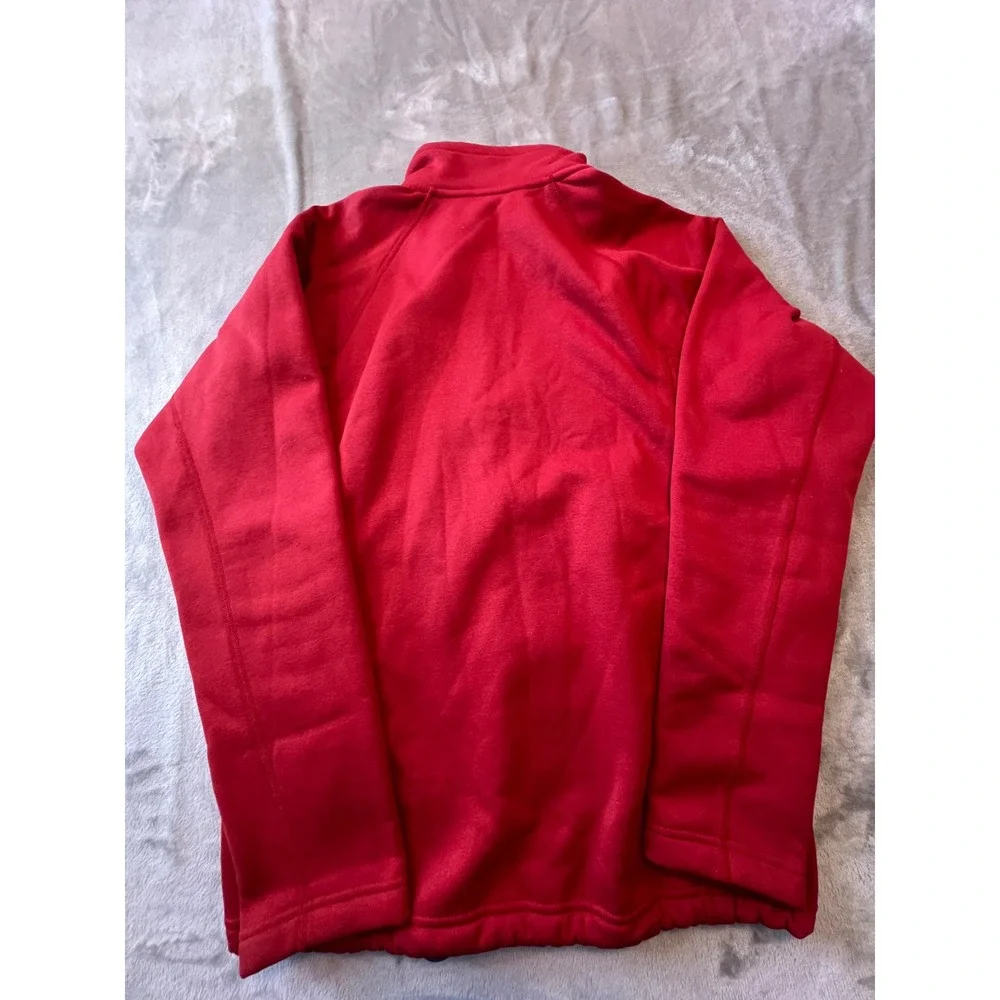 The North Face  Jacket Mens Small Red Full Zip Fleece Softshell Coat